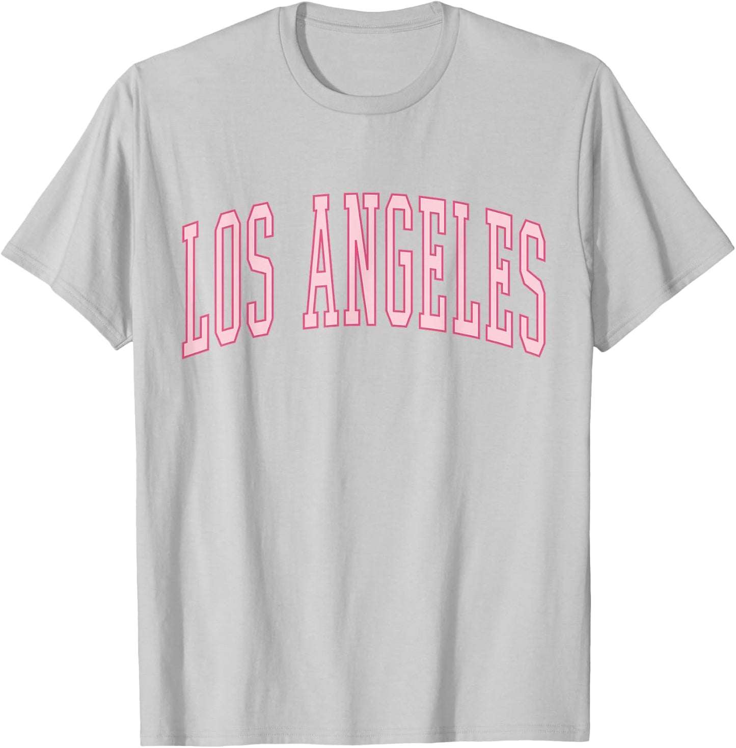 Preppy Varsity Pink Los Angeles T-Shirt - T-Shirt | Ash