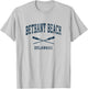 Bethany Beach Delaware Vintage Nautical Paddles Sports Oars Women Kids T-Shirt - T-Shirt | Ash