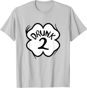 Drunk 2 St Pattys Day Green Drinking Team Group Matching T-Shirt - T-Shirt | Ash