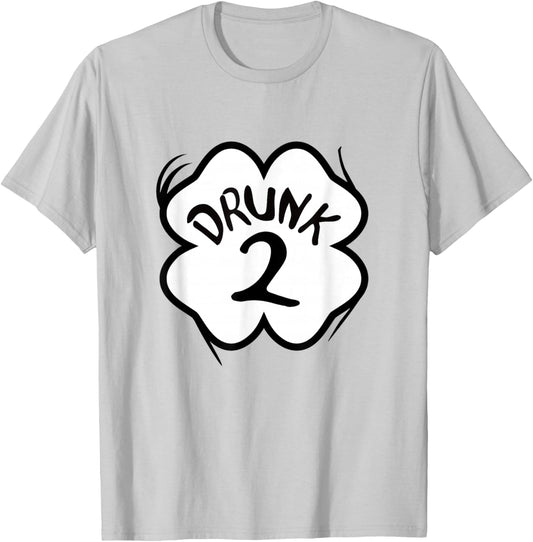 Drunk 2 St Pattys Day Green Drinking Team Group Matching T-Shirt - T-Shirt | Ash