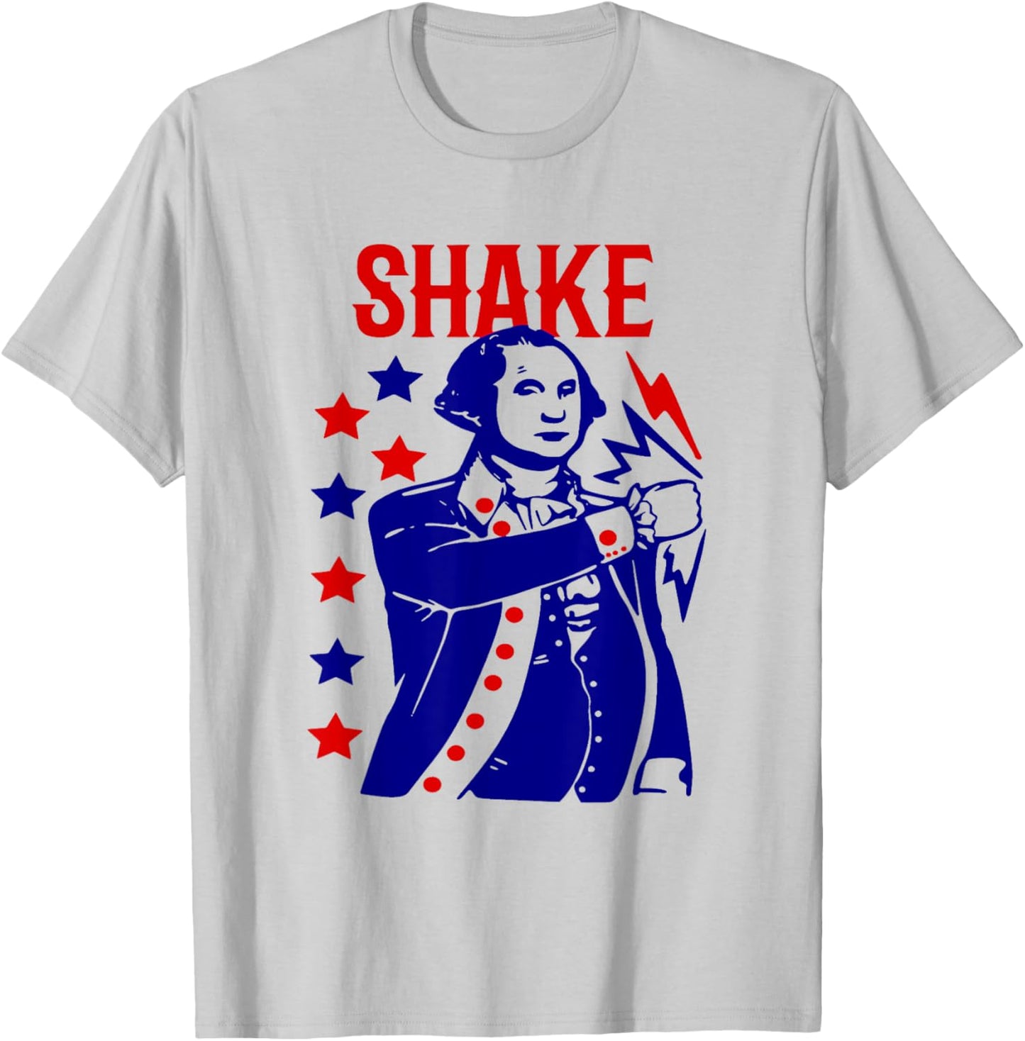 Funny Shake and Bake 4th of July Couple Matching Men T-Shirt - T-Shirt | Ash