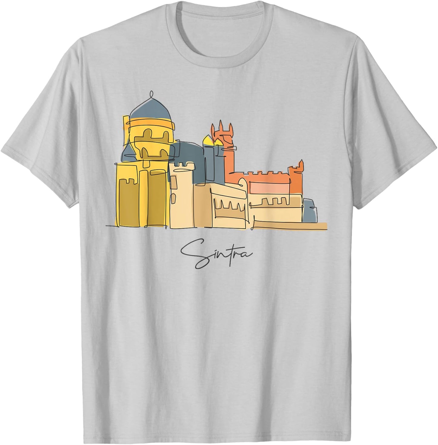 Europe Portugal Lisbon Sintra Portuguese Vacation Souvenir T-Shirt - T-Shirt | Ash