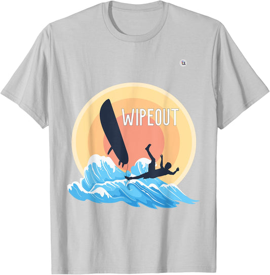 Surf Wipeout T-Shirt - T-Shirt | Ash