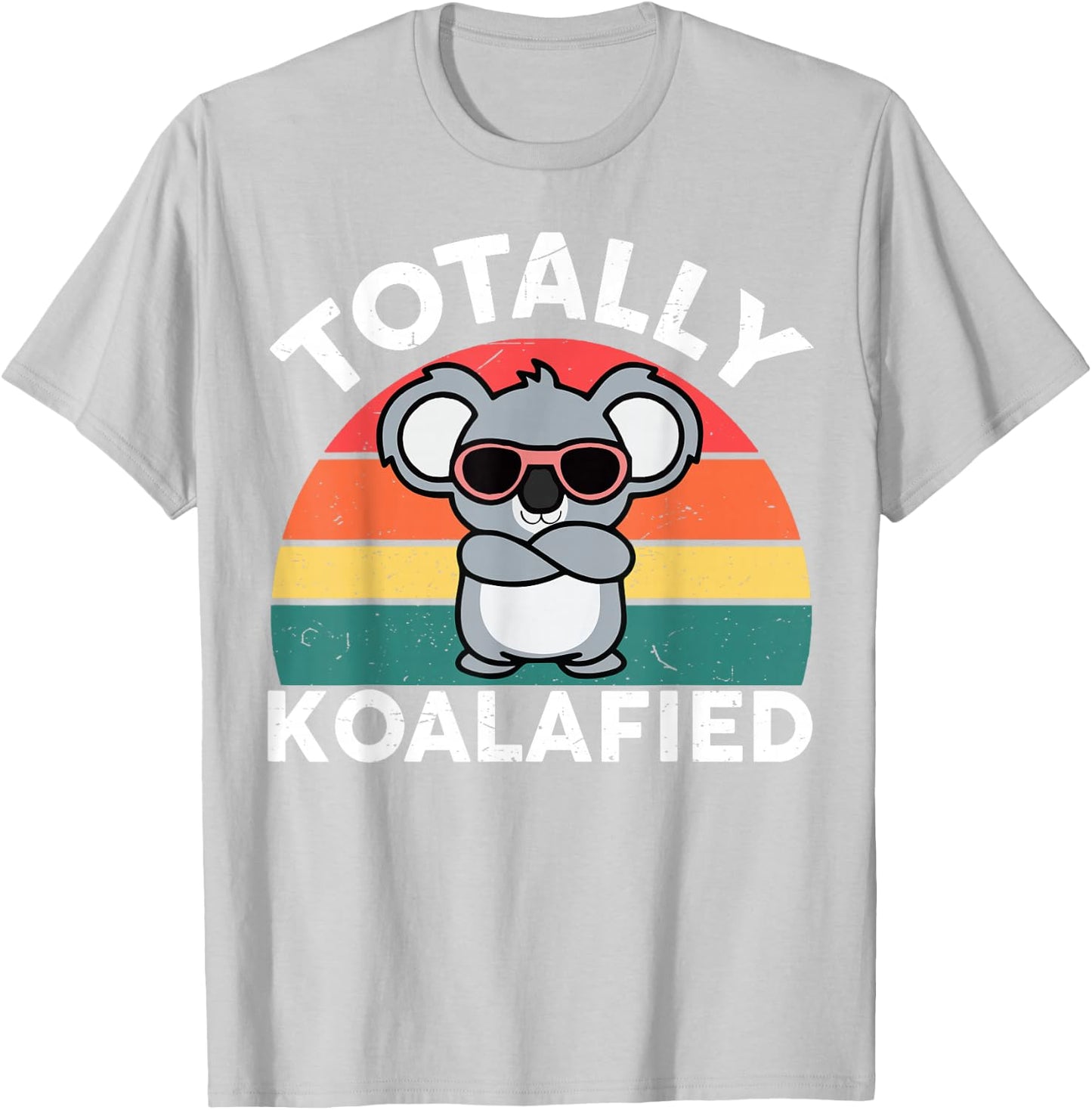 Cute Koalafied Shirt dad Men Kids Boys Girls Women Koala T-Shirt - T-Shirt | Ash