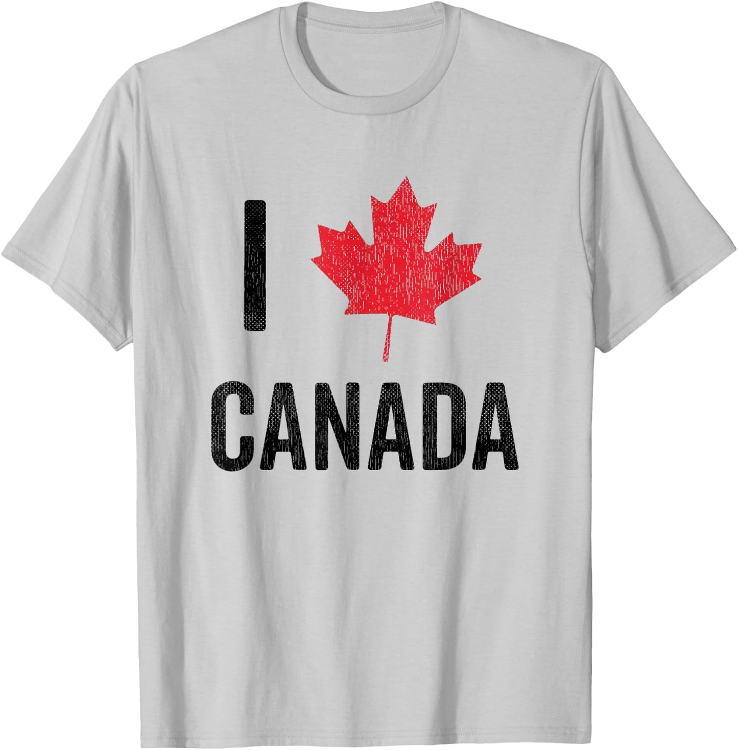 Canada Souvenir Maple Leaf I Love Canada T-Shirt - T-Shirt | Ash