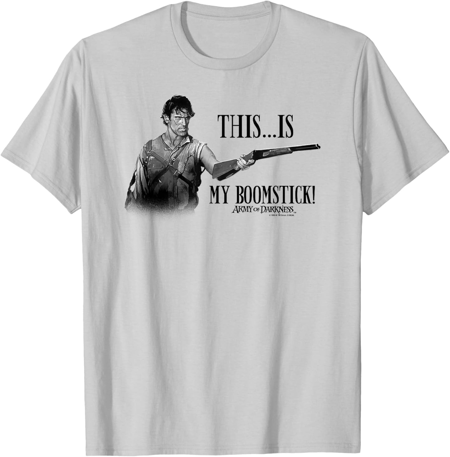 Army of Darkness Boomstick! T-Shirt - T-Shirt | Ash