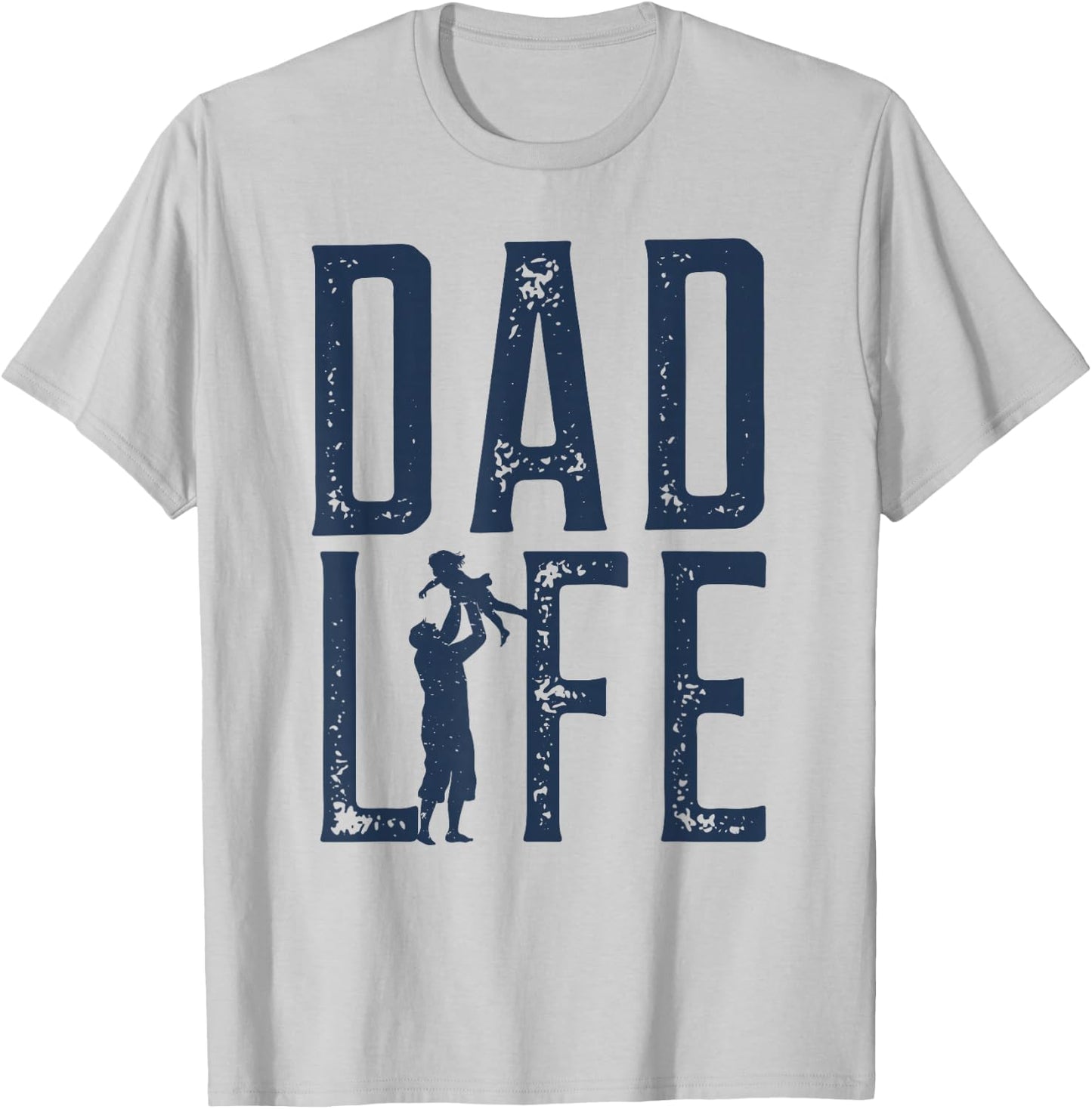 Dad Life Girl Dad T-Shirt - T-Shirt | Ash