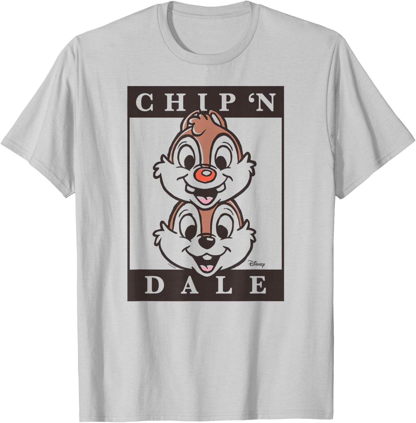 Chip 'N Dale Rescue Rangers - Type Block T-Shirt - T-Shirt | Ash