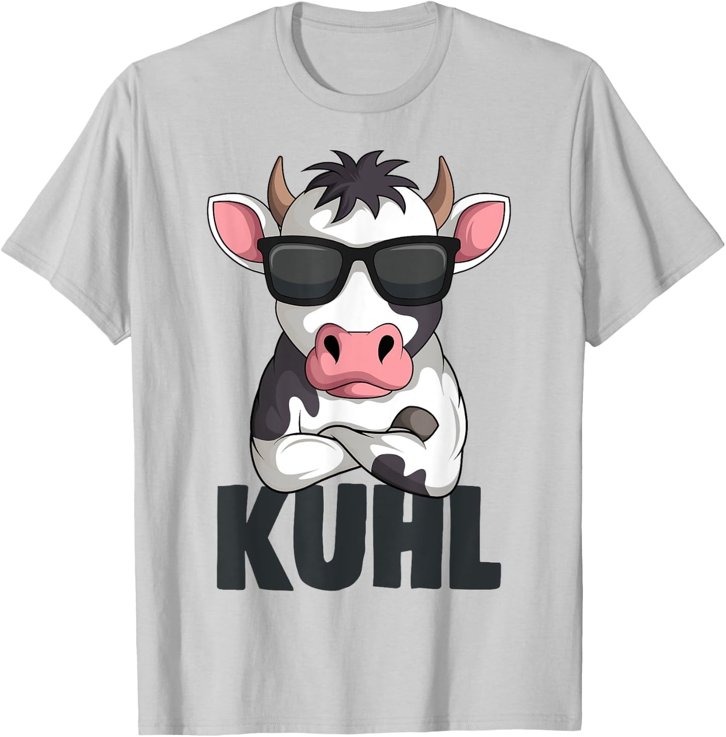 Cow Kuhl Farmers Cows Farmer Children Boys Girls T-Shirt - T-Shirt | Ash