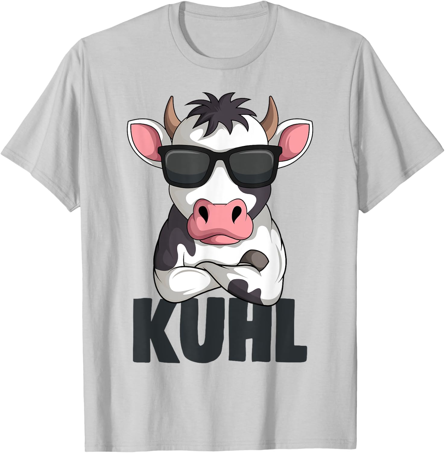 Cow Kuhl Farmers Cows Farmer Children Boys Girls T-Shirt - T-Shirt | Ash