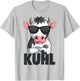 Cow Kuhl Farmers Cows Farmer Children Boys Girls T-Shirt - T-Shirt | Ash