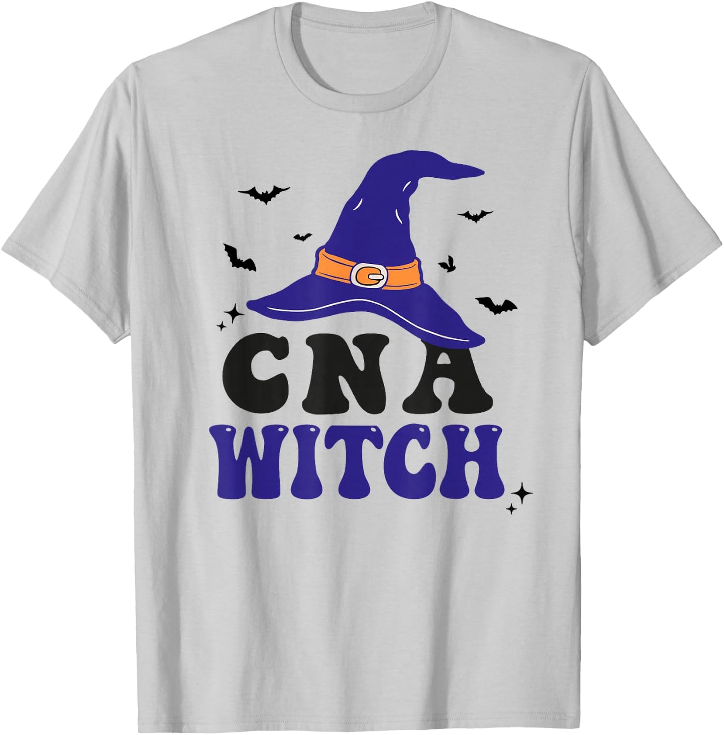 CNA Certified Nursing Assistant Witch Halloween Matching T-Shirt - T-Shirt | Ash
