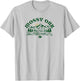 Mossy Oak Camping Retro Mountain Landscape Logo T-Shirt - T-Shirt | Ash
