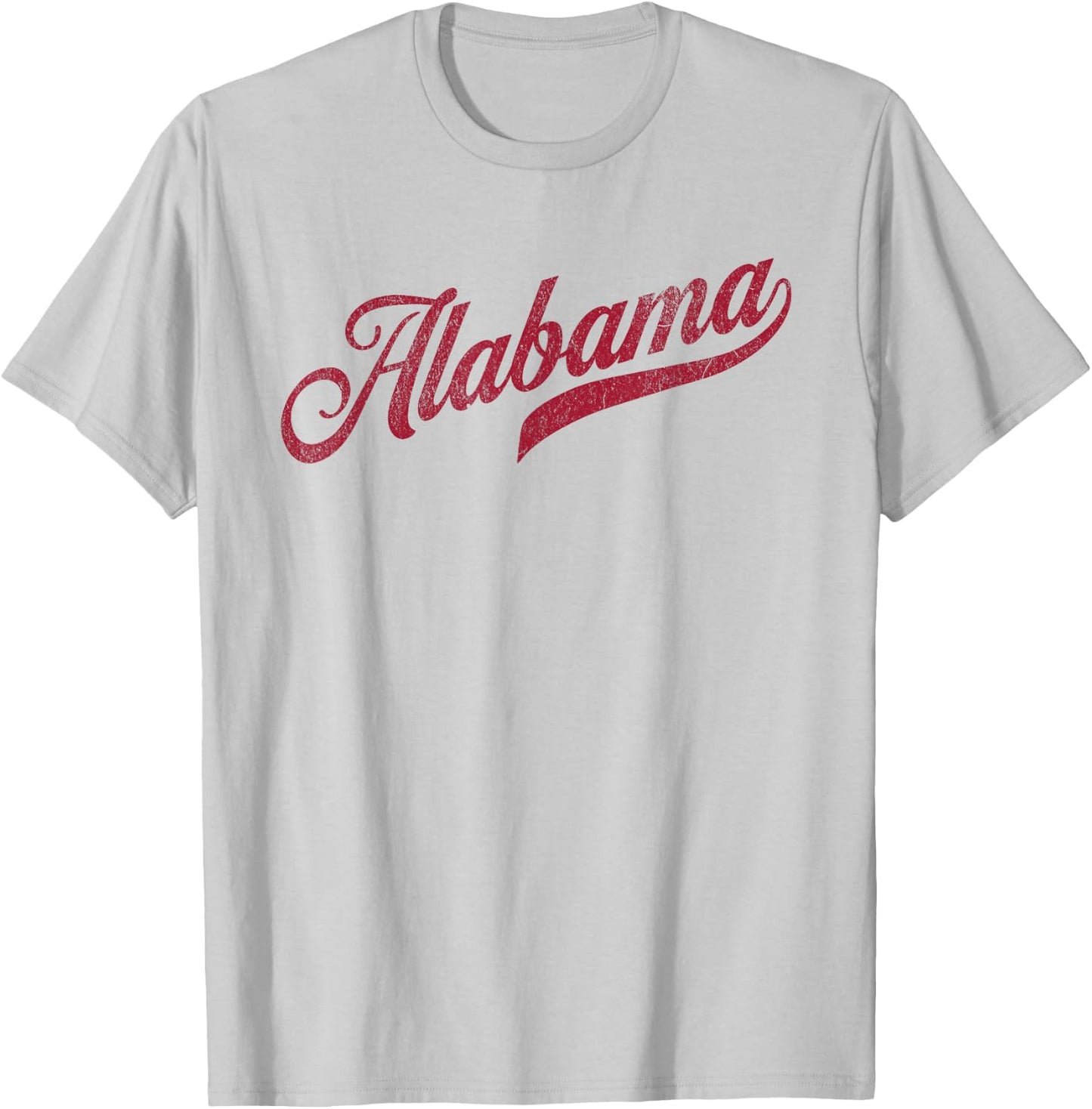 Alabama Varsity Script Classic Sports Jersey Style T-Shirt - T-Shirt | Ash