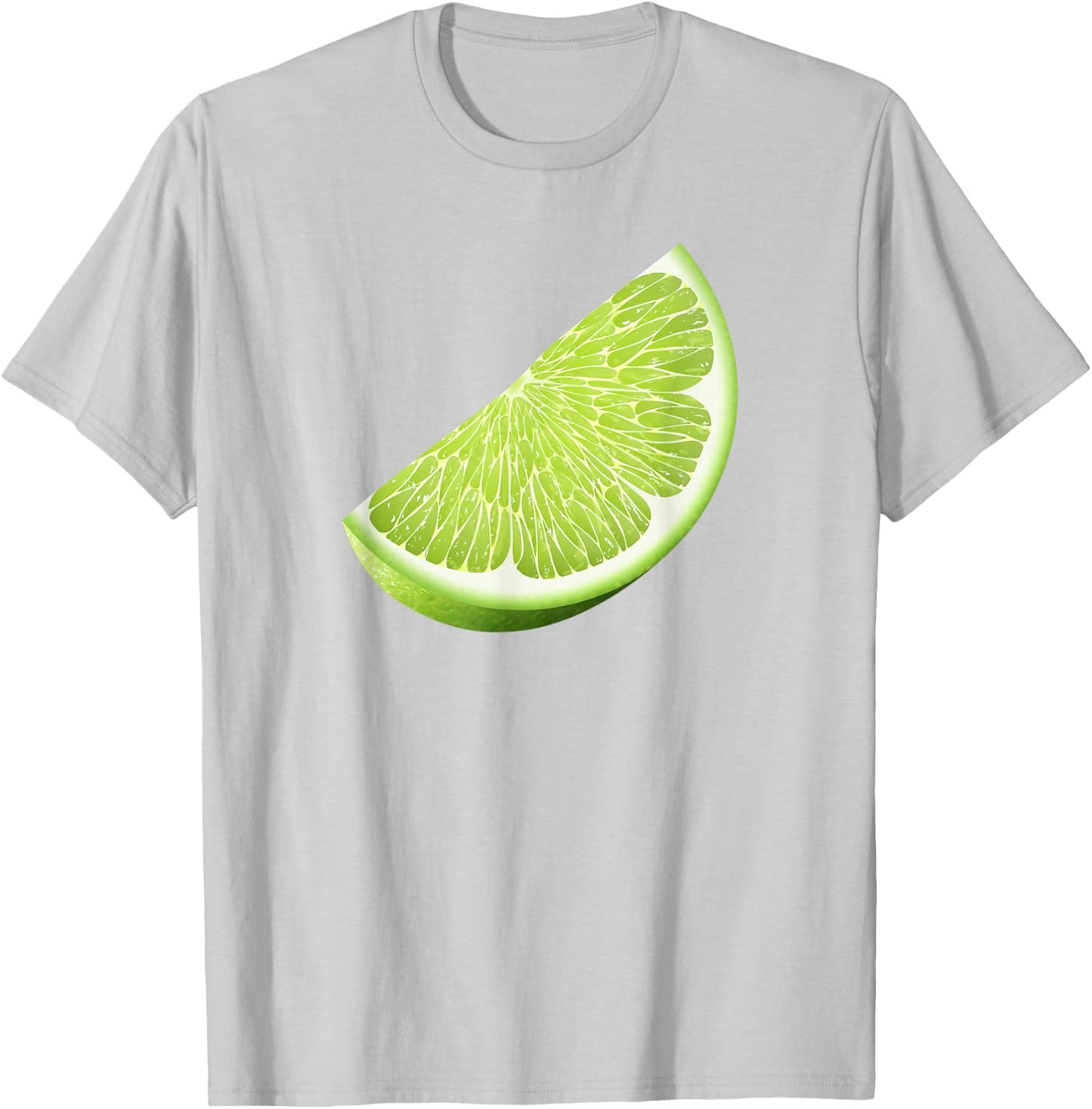 Green Lime Halloween Costume Group Funny Lime Slice Lovers T-Shirt - T-Shirt | Ash