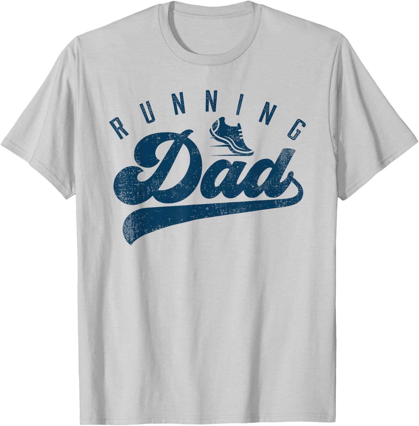Running Dad Runner Gifts Daddy Father's Day T-Shirt - T-Shirt | Ash
