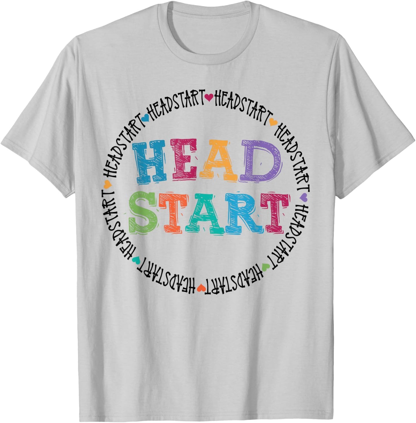 Headstart Teacher Squad Vintage Design Last Back to School T-Shirt - T-Shirt | Ash