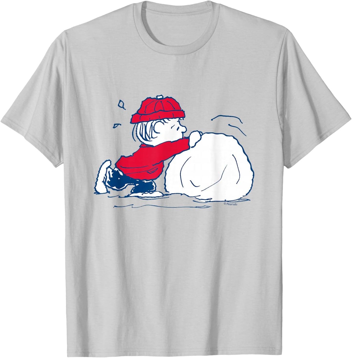 Peanuts - Linus Snowball T-Shirt - T-Shirt | Ash