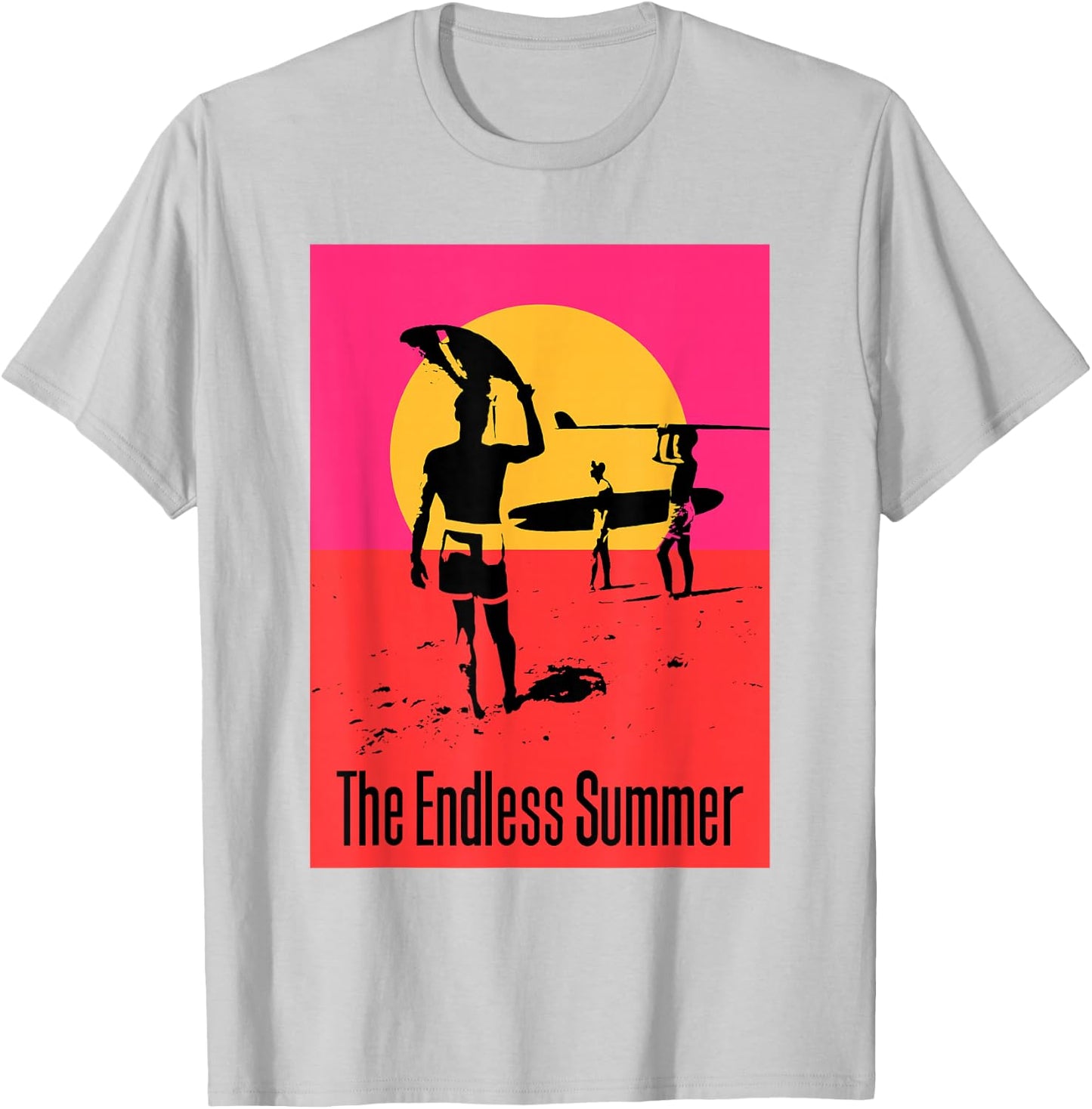 The Endless Summer Classic Surf Movie Poster T-Shirt - T-Shirt | Ash