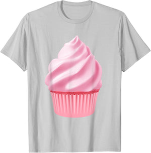 Cupcake Love Design T-Shirt - T-Shirt | Ash