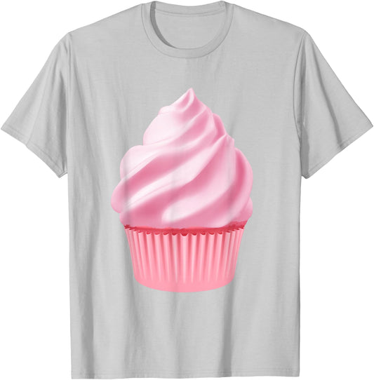 Cupcake Love Design T-Shirt - T-Shirt | Ash