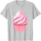 Cupcake Love Design T-Shirt - T-Shirt | Ash