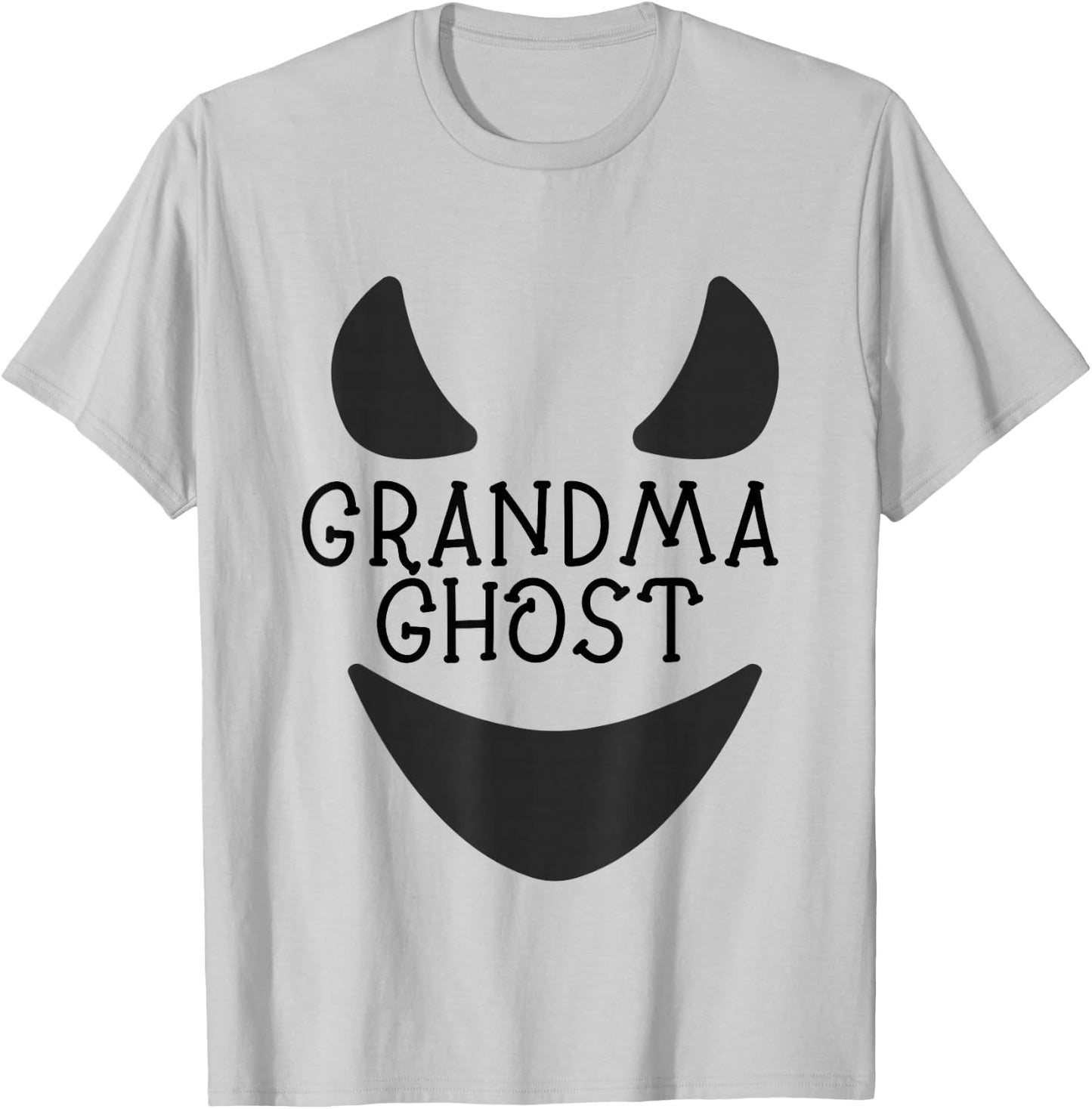 Grandma Ghost Matching Family Halloween Costume T-Shirt - T-Shirt | Ash
