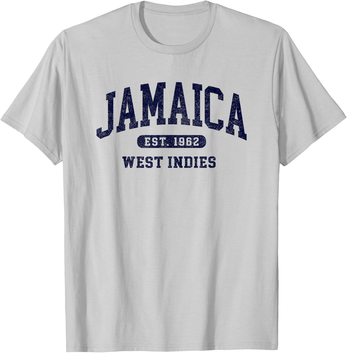Retro Jamaica Est 1962 Vintage Jamaican T-Shirt - T-Shirt | Ash