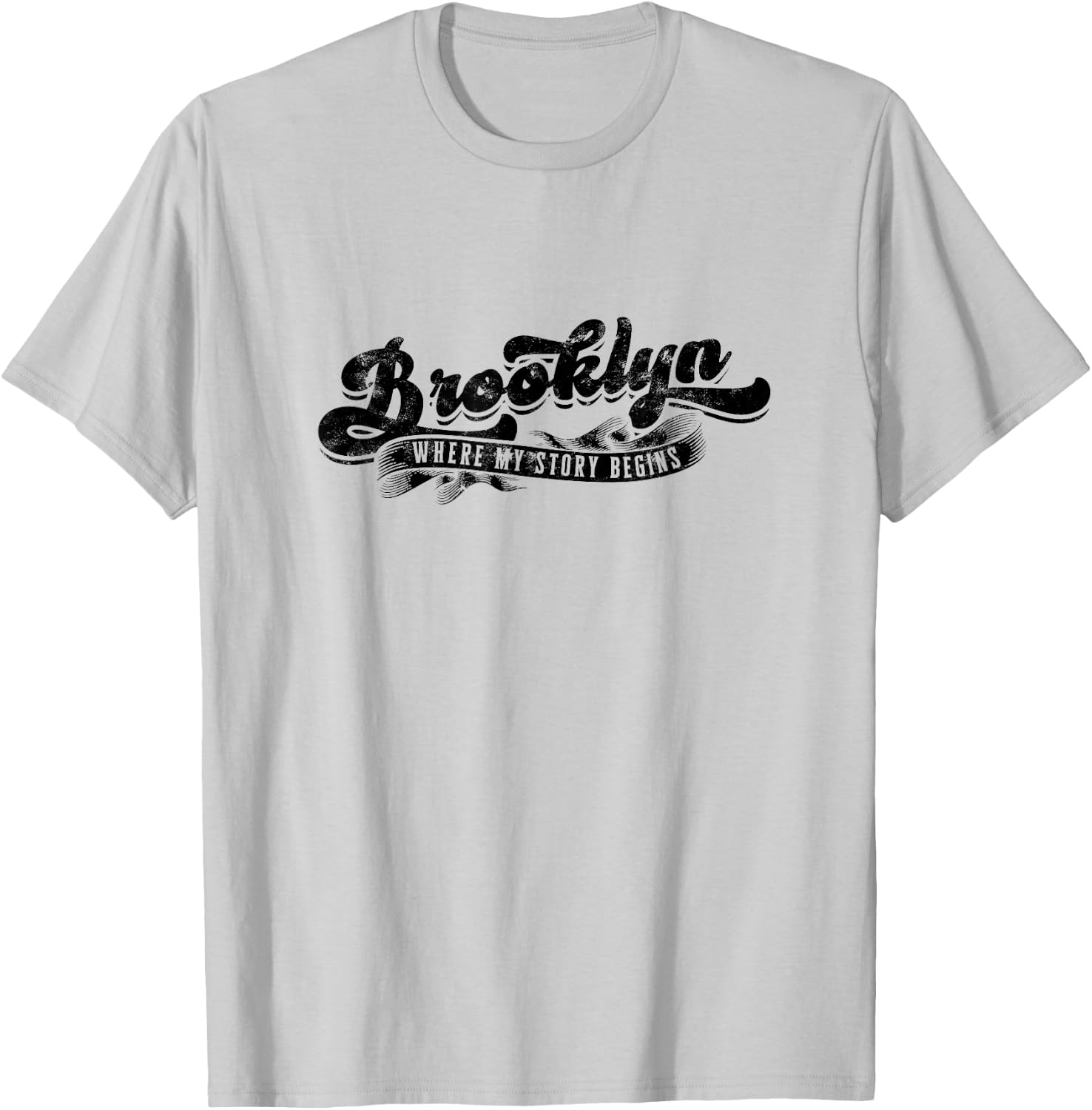 Brooklyn Where my story begins - brooklyn bridge T-Shirt - T-Shirt | Ash