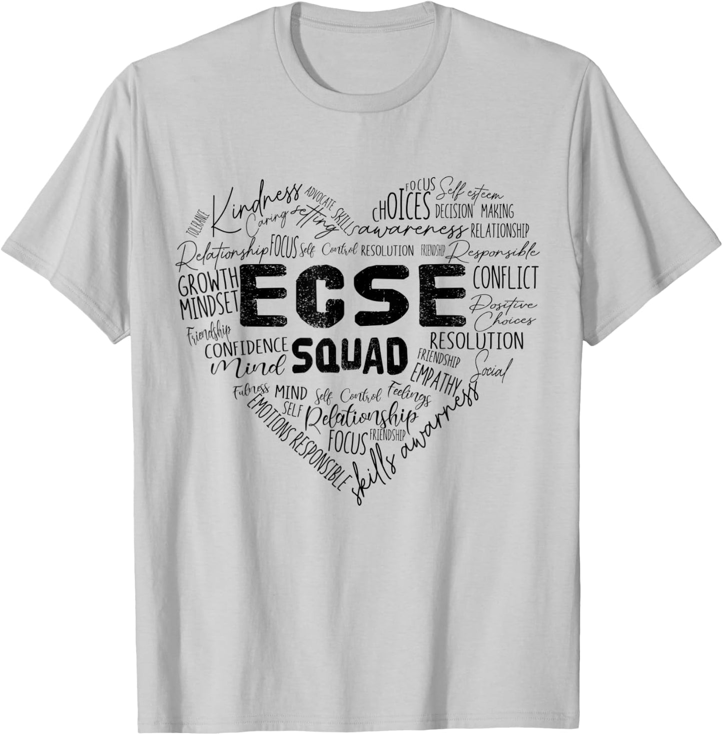 Early Childhood Special Education SPED ECSE Squad School T-Shirt - T-Shirt | Ash
