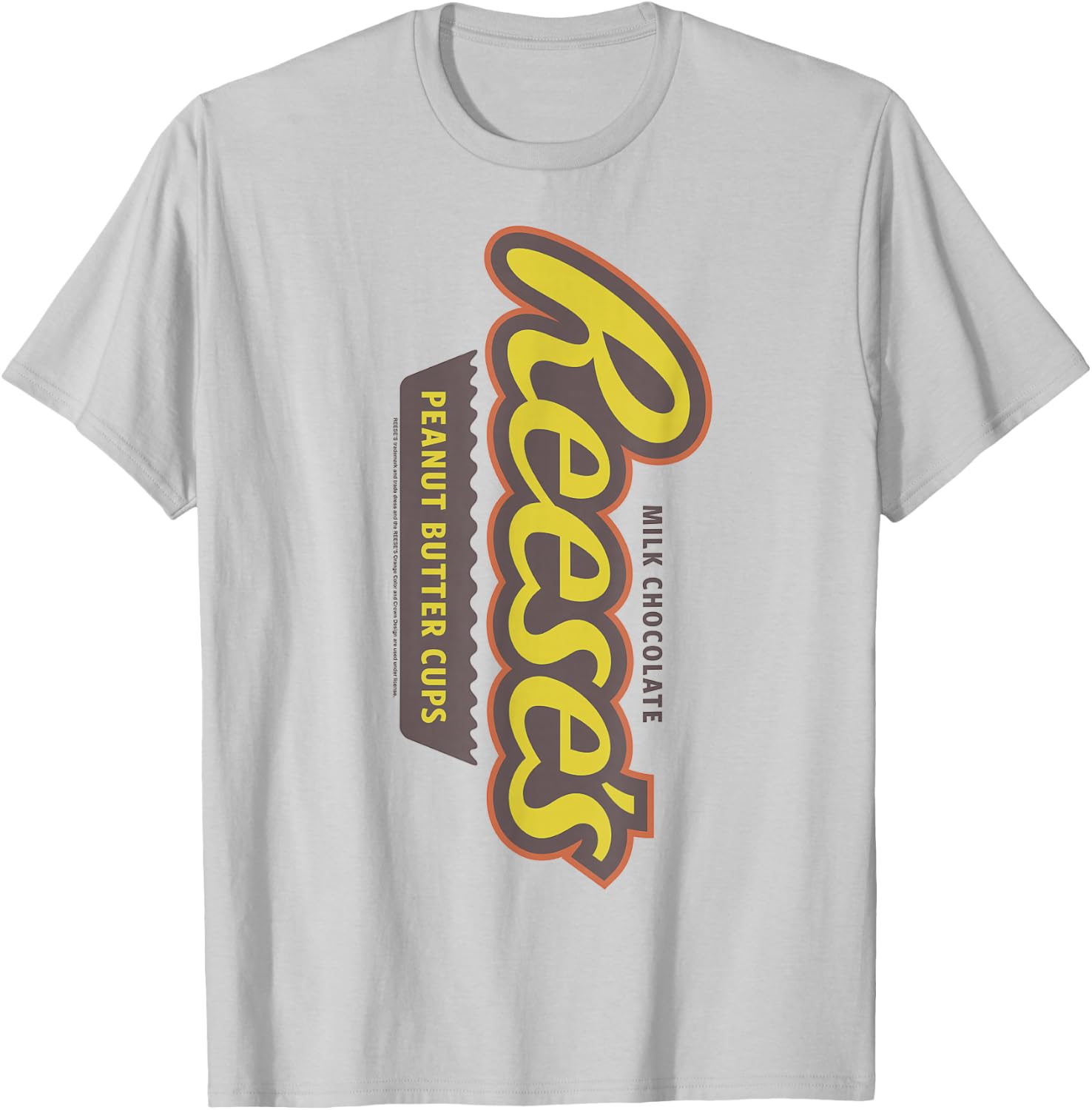 Reese's Sideways Logo Design T-Shirt - T-Shirt | Ash
