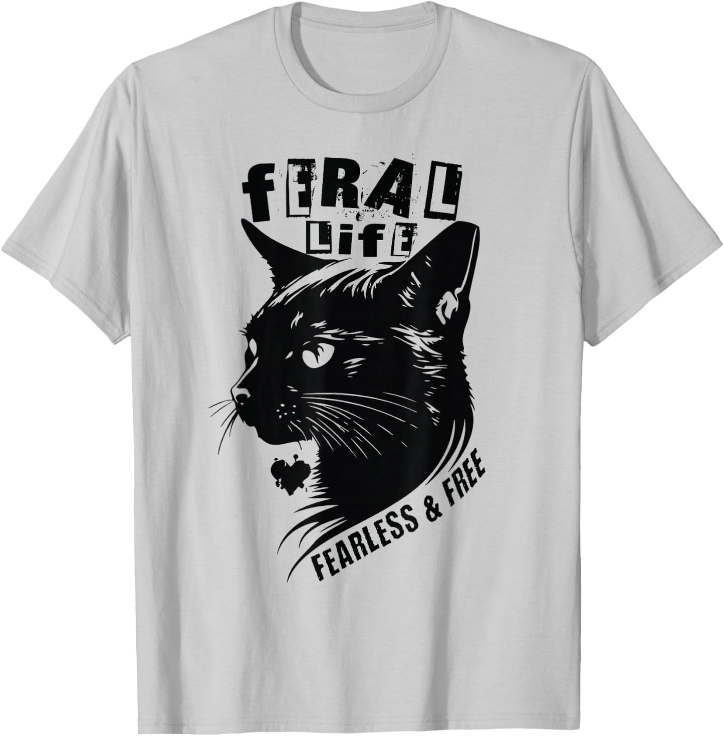 Feral Cats Cat Rescue Cute Foster Mom Kittens Adopt Cats TNR T-Shirt - T-Shirt | Ash