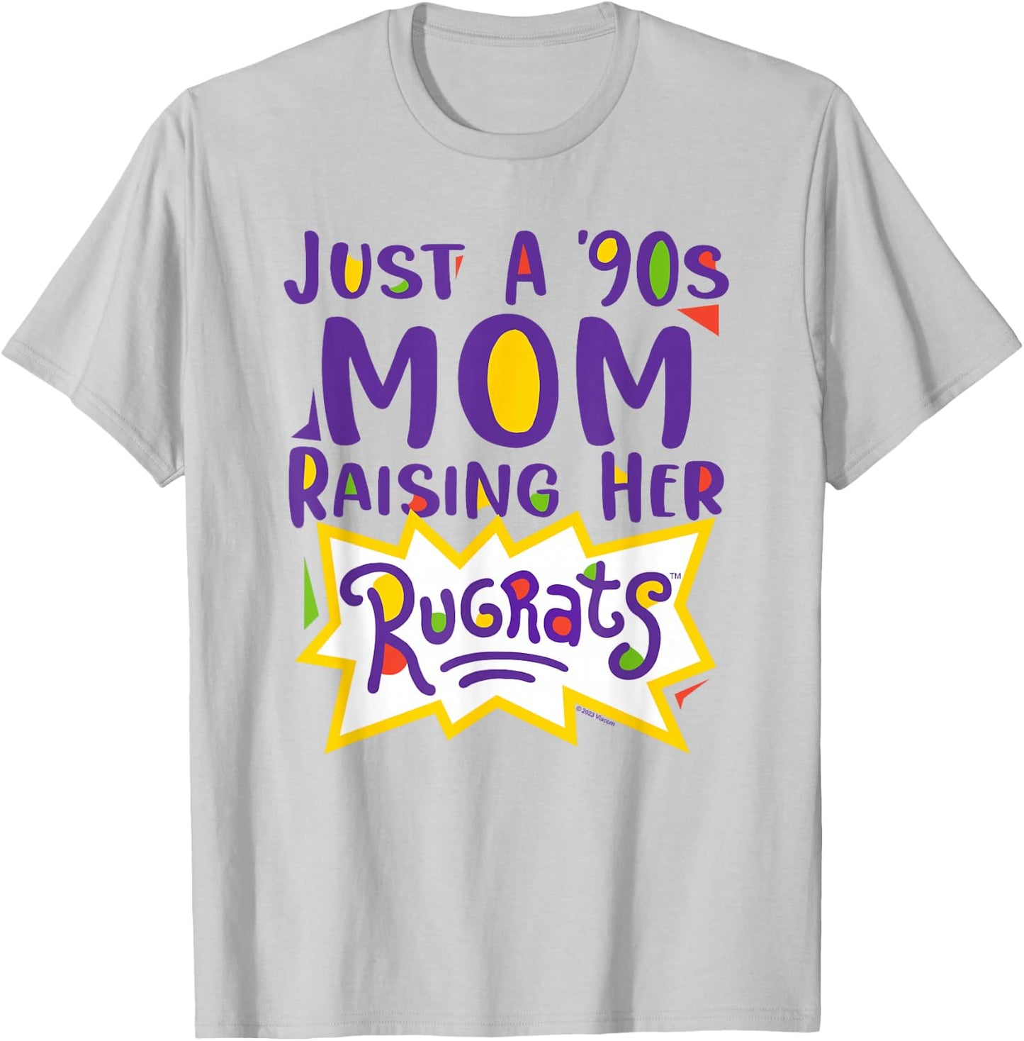 Rugrats Mother's Day Just a 90's Mom T-Shirt - T-Shirt | Ash