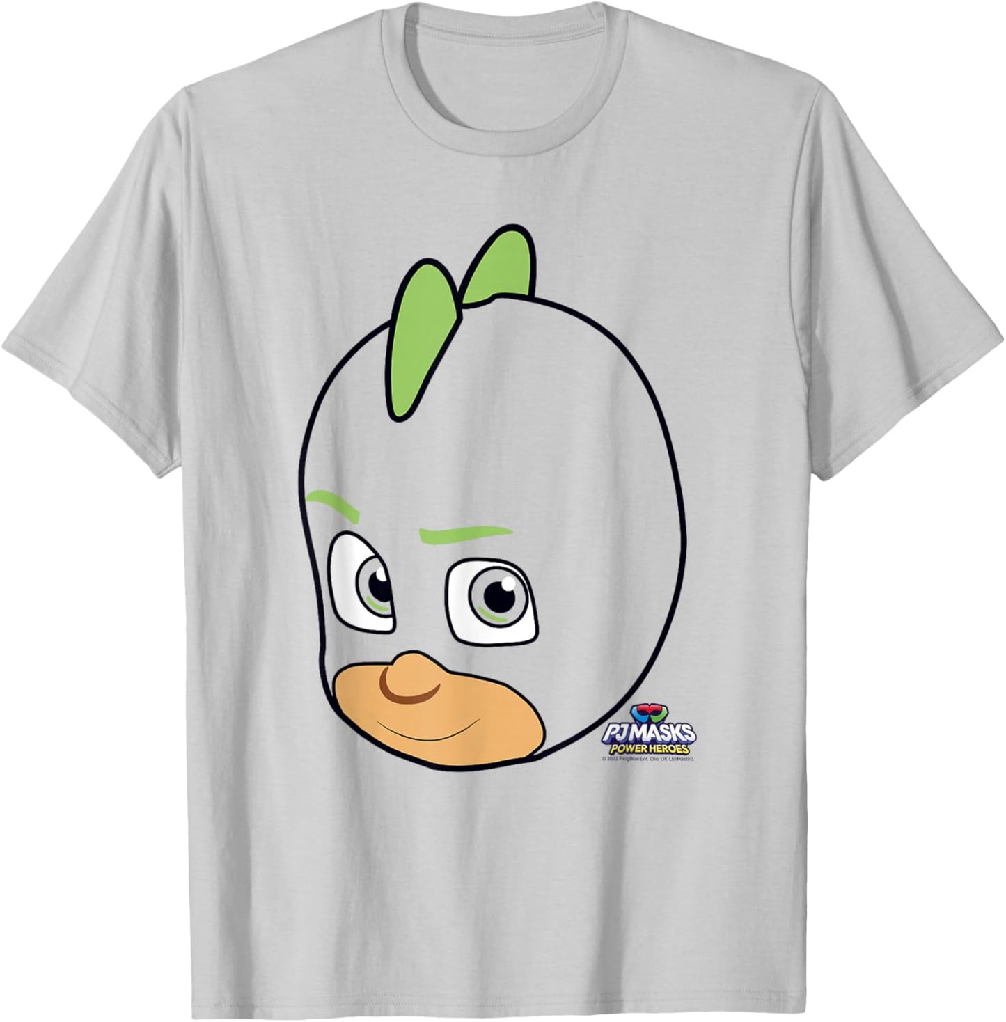 PJ Masks Gekko Big Face Power Hero Portrait T-Shirt - T-Shirt | Ash