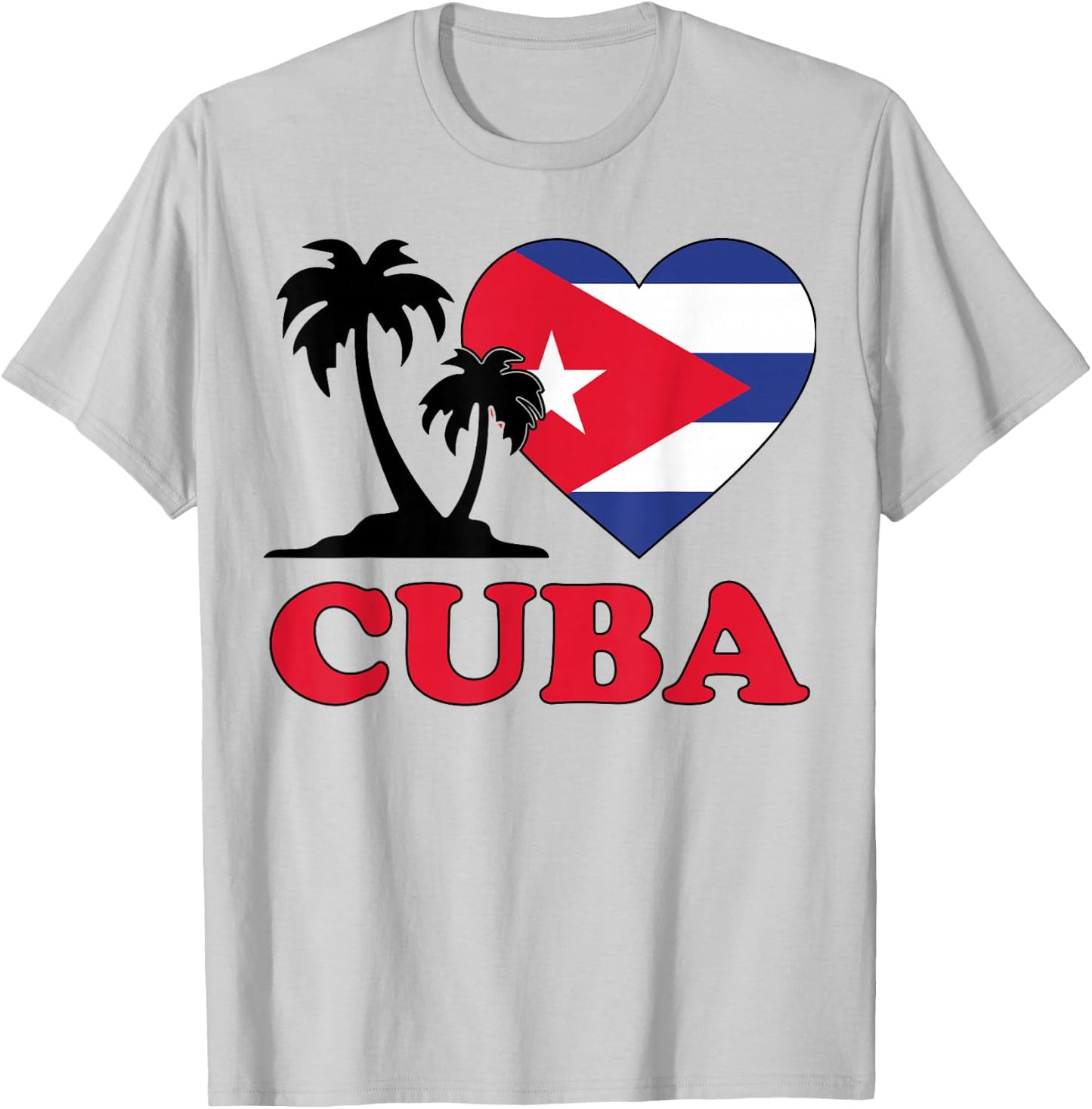 I Love Cuba Cuban Flag Hispanic Heritage Month Kids Toddler T-Shirt - T-Shirt | Ash