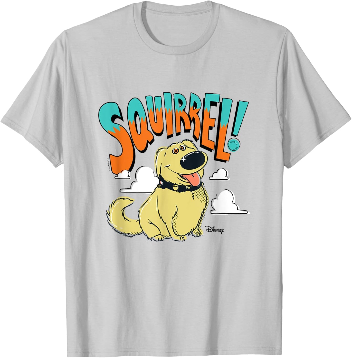 Up - Dug Squirrel T-Shirt - T-Shirt | Ash