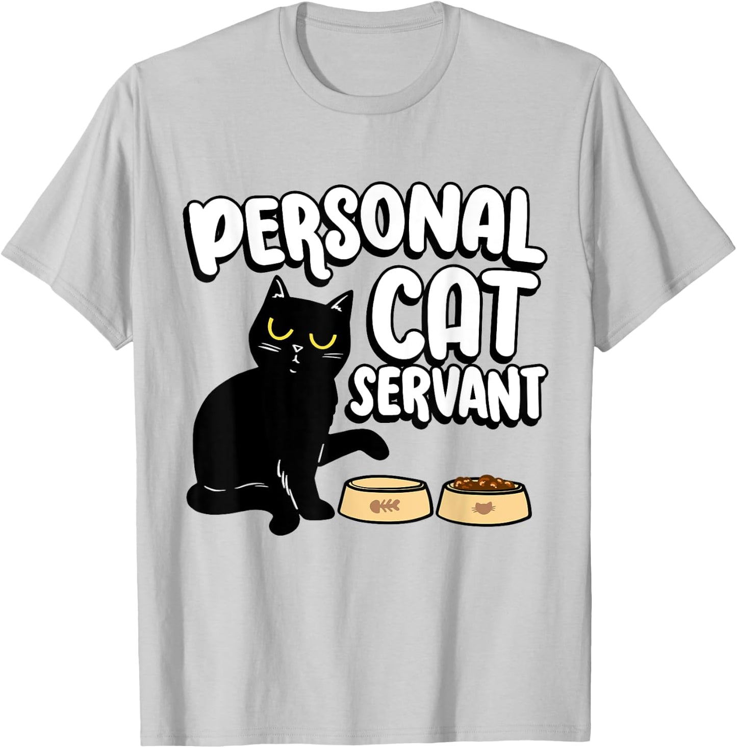 Introvert Cat Animal Lover Pet Owner Groomer Personal Cat Servant Cat Food Eater Funny Fur Kitten -Adults, Kids Blue Animal Print Short Sleeve T-Shirt - T-Shirt | Ash