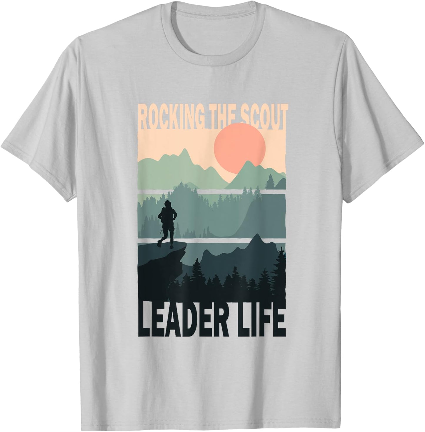 Rocking The Scout Leader Life Cub Master Scouting T-Shirt - T-Shirt | Ash