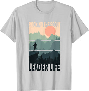 Rocking The Scout Leader Life Cub Master Scouting T-Shirt - T-Shirt | Ash
