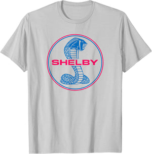 Carroll Shelby Circle Logo Light T-Shirt - T-Shirt | Ash