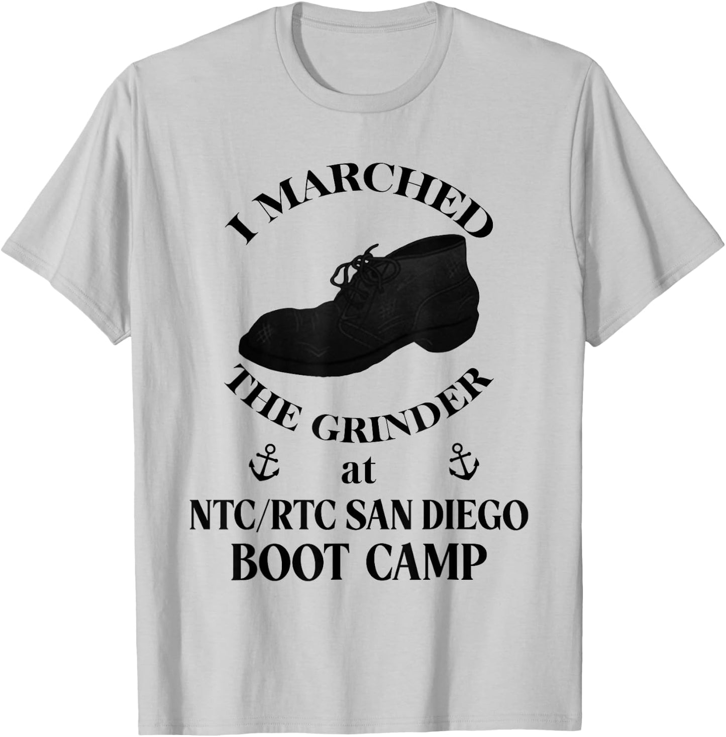 NTC RTC SAN DIEGO Boot Camp funny Sailor T-Shirt - T-Shirt | Ash