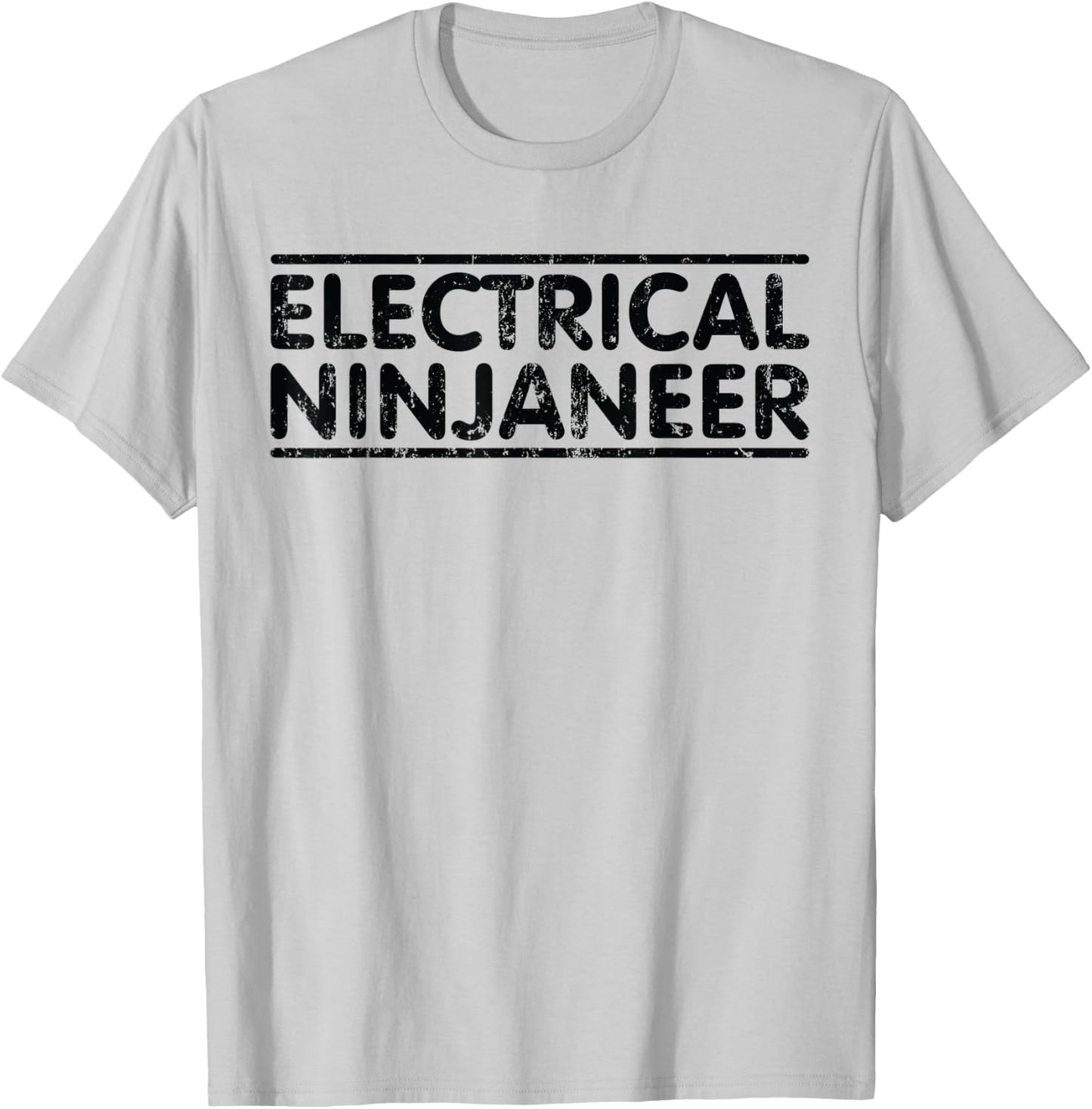 Ninjaneer - Funny Electrical Engineer T-Shirt - T-Shirt | Ash