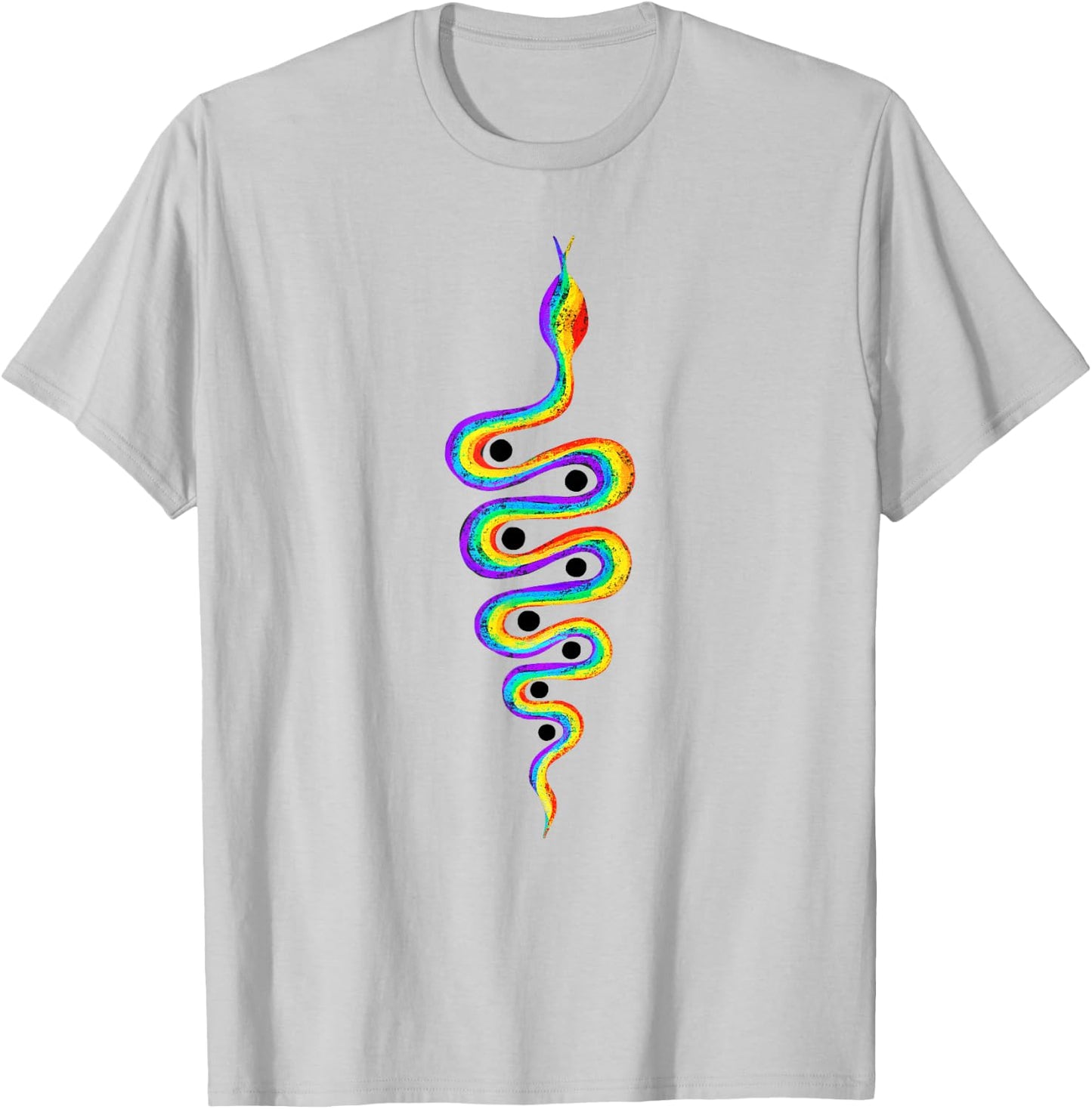 Rainbow snake dreamtime mythology yoga kundalini animal T-Shirt - T-Shirt | Ash
