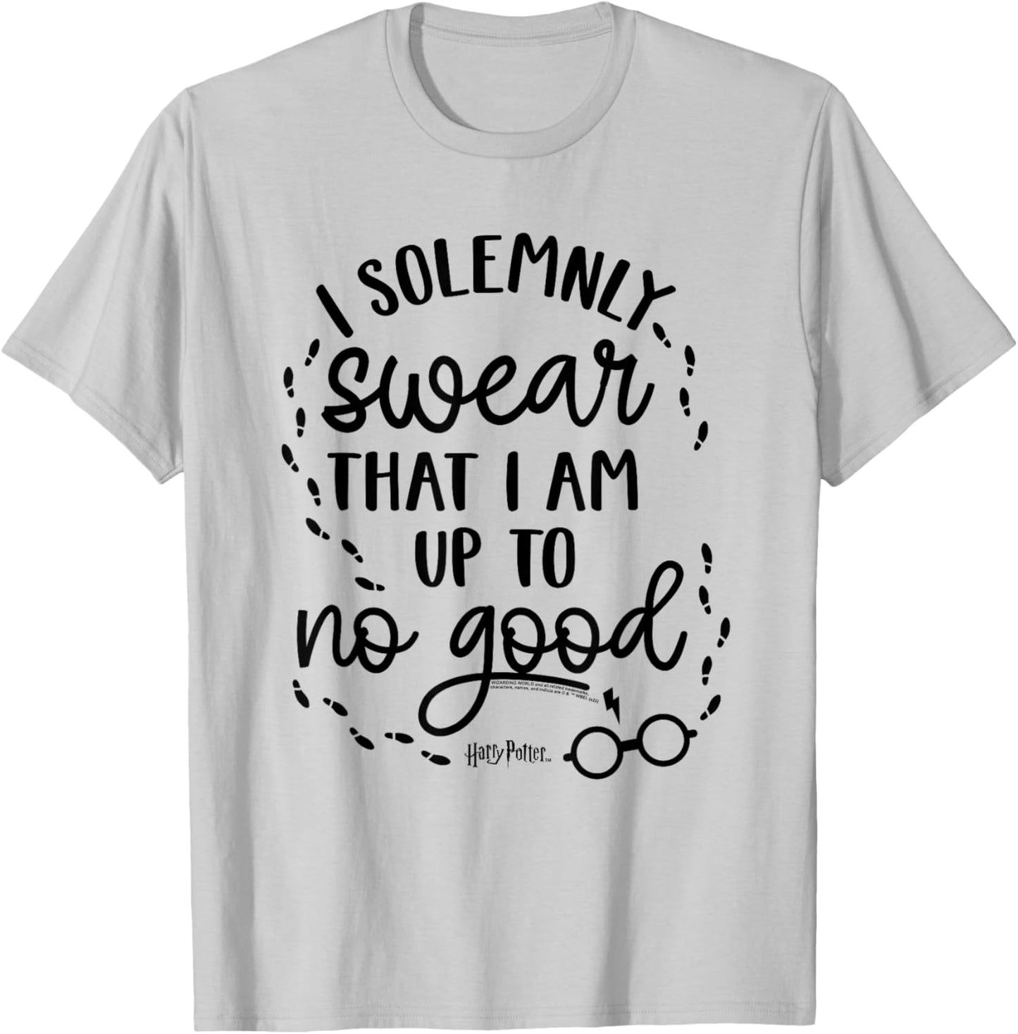 Harry Potter Up to No Good on White T-Shirt - T-Shirt | Ash