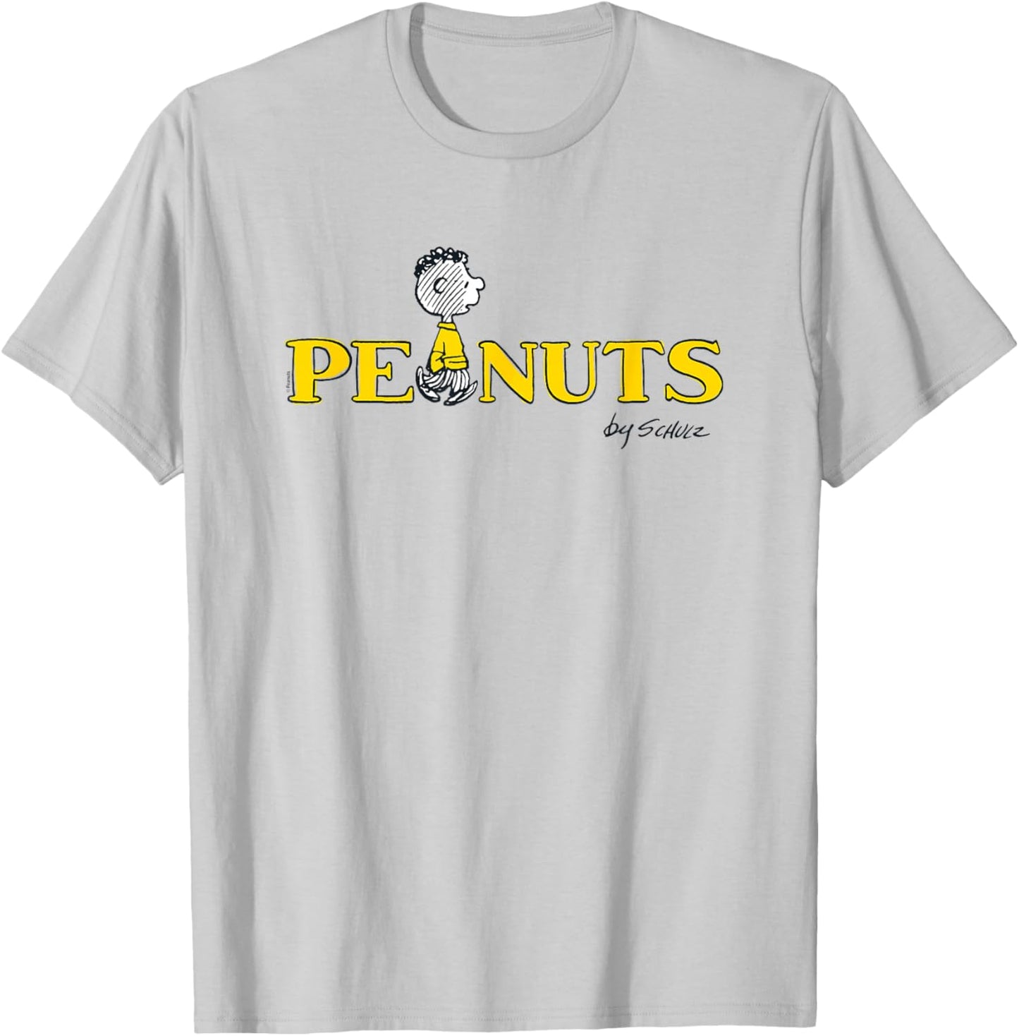 Peanuts - Franklin Peanuts Logo T-Shirt - T-Shirt | Ash