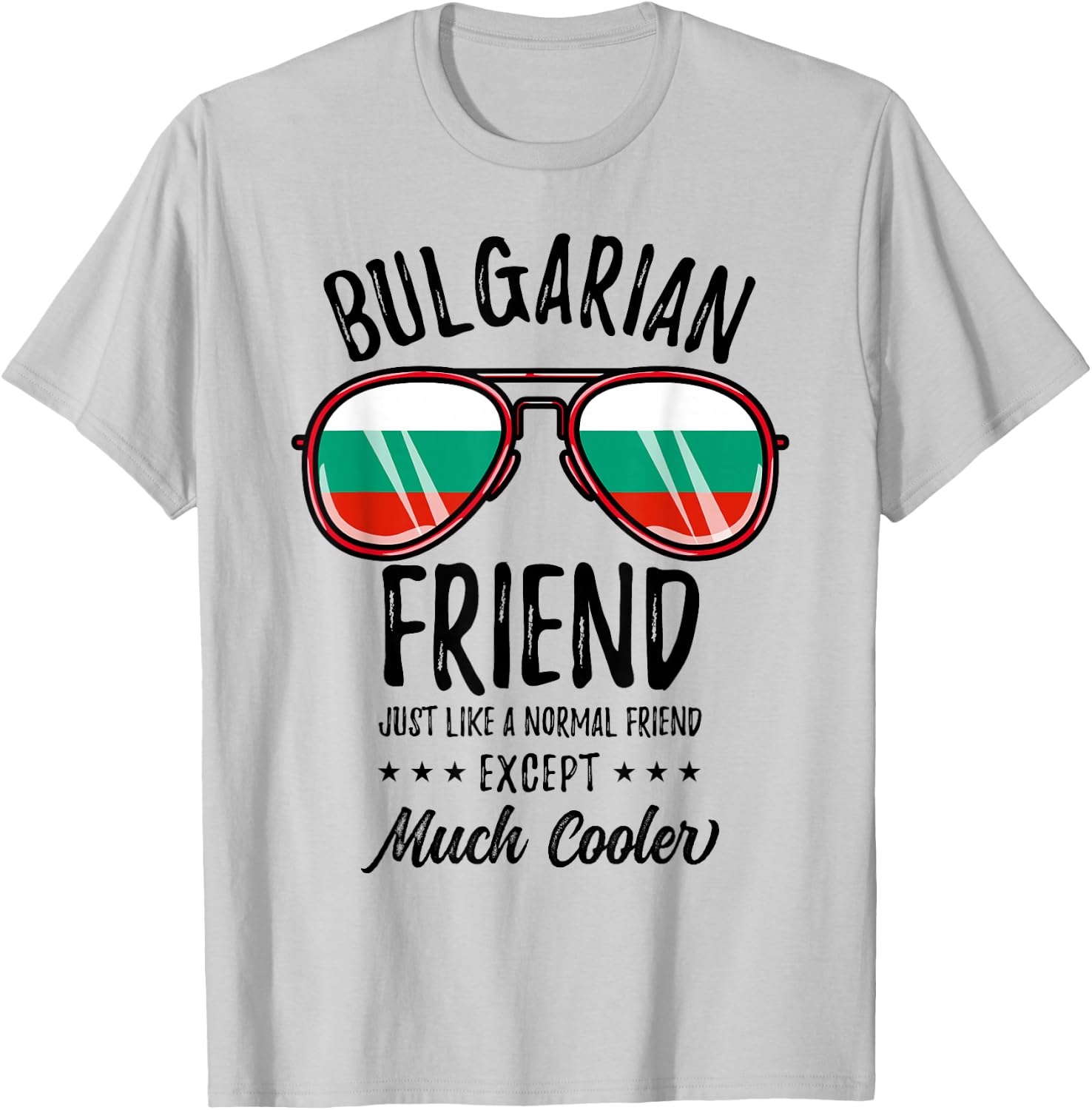 Matching Bulgarian Friend T-Shirt - T-Shirt | Ash