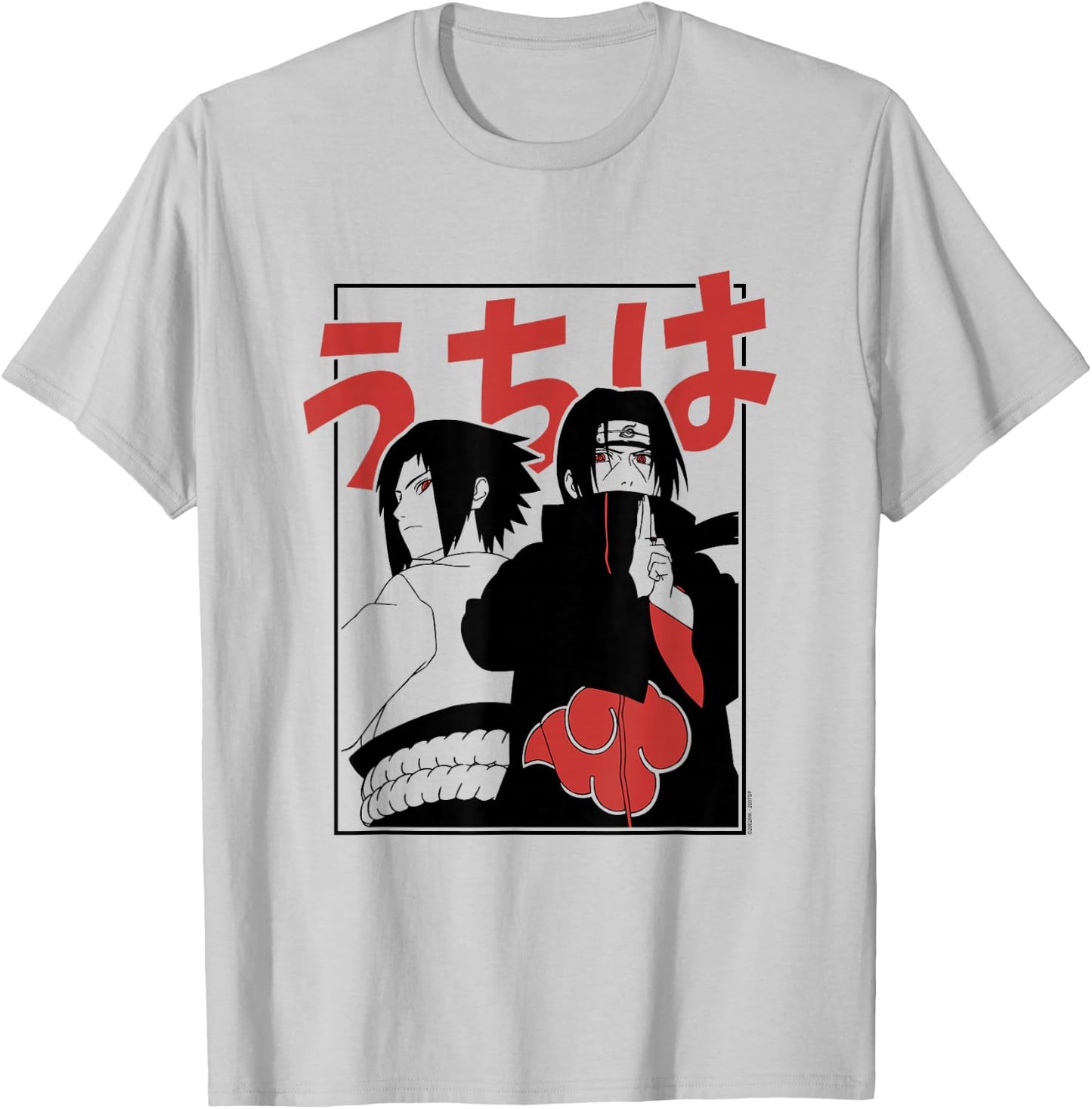 Naruto Shippuden Itachi & Sasuke Frame T-Shirt - T-Shirt | Ash