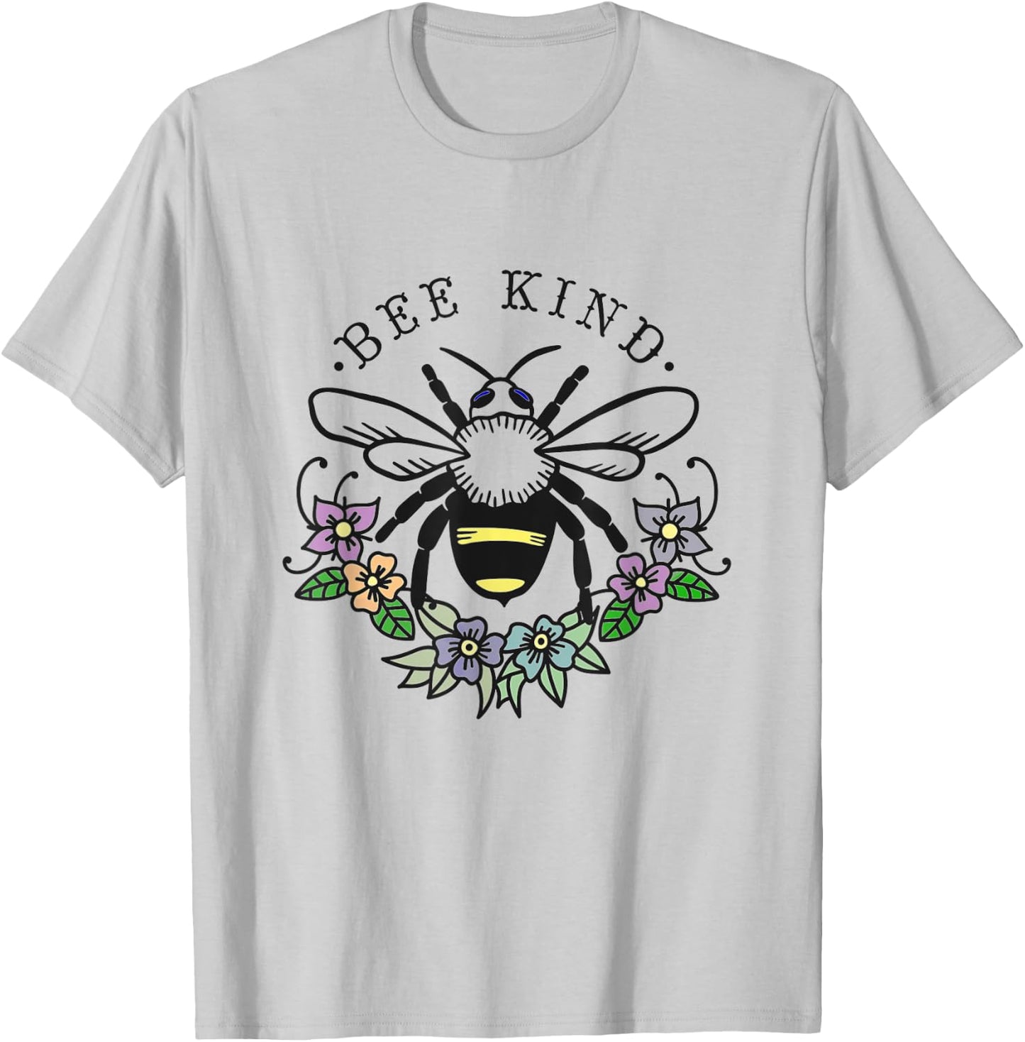 Bee Kind T-Shirt - T-Shirt | Ash