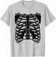 Funny X ray Chest Costume Design Halloween Women Men T-Shirt - T-Shirt | Ash