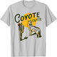 Coyote Cutie: Cute, Adorable Howl At The Moon Wolf Animal T-Shirt - T-Shirt | Ash